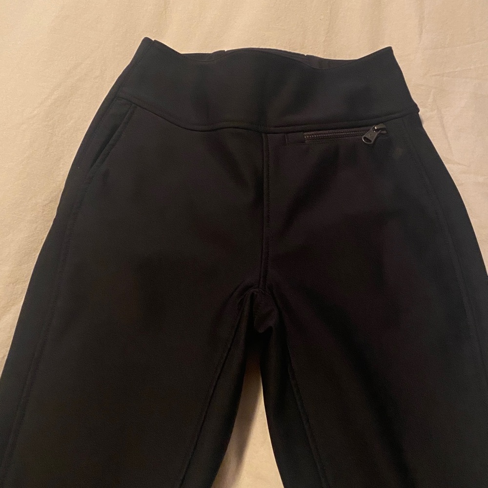 Obermeyer Women's Jinks Soft Shell Pants Black Stirrups Ski Alpine 2